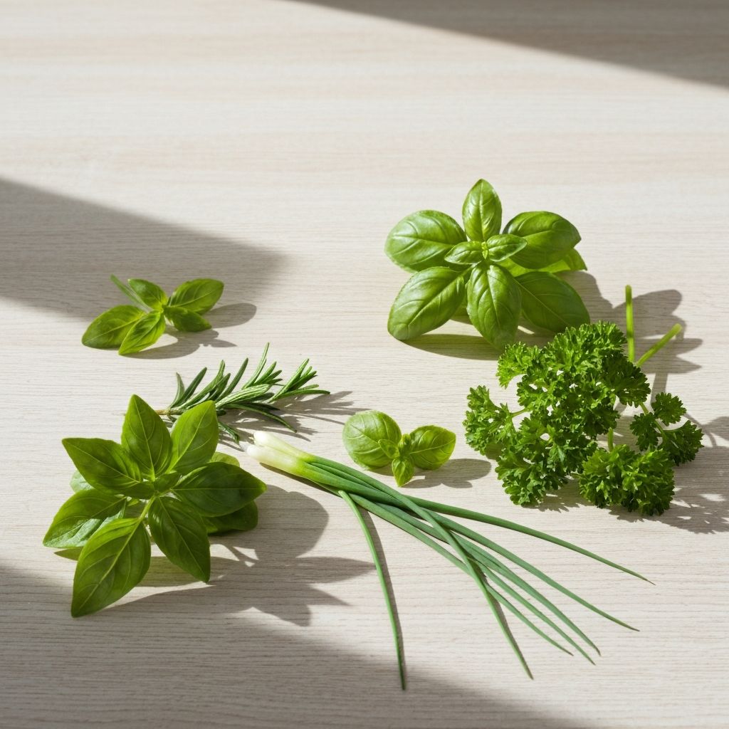 Frische biologische Kräuter